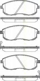 Triscan 811014013 Колодки гальмівні Triscan 811014013 Колодки гальмівні