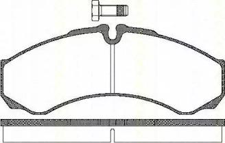 Triscan 811015028 Brake pads