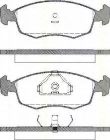Triscan 811016868 Колодки гальмівні Triscan 811016868 Колодки гальмівні
