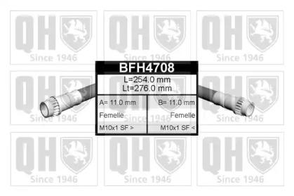 Quinton Hazell BFH4708 Шланг гальмівний Quinton Hazell BFH4708 Шланг гальмівний