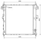 Prasco DWA2123 Радіатор