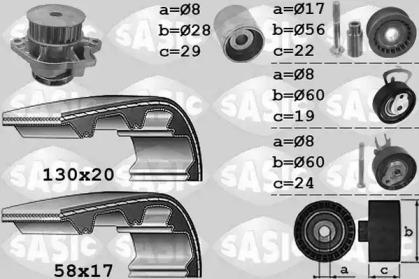 Sasic 3906060 Kit water pump repai
