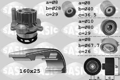 Sasic 3906079 Kit water pump repai
