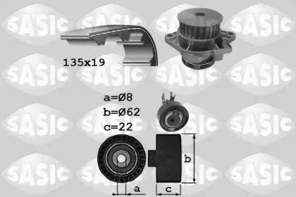 Sasic 3906088 Kit water pump repai