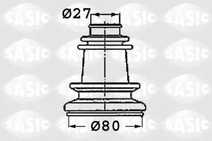 Sasic 4003409 Dust boot kit axle joint