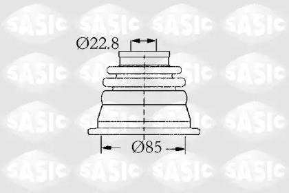 Sasic 4003427 Пильник привідного валу
