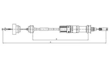 Textar 58011600 Трос сцепления Textar 58011600 Трос сцепления