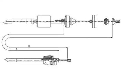 Textar 58013100 Трос сцепления Textar 58013100 Трос сцепления