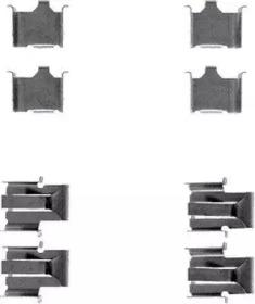 Textar 82027900 Spring set disc brake