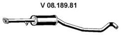 Eberspacher 08.189.81 Muffler assy front