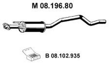 Eberspacher 08.196.80 Muffler assy front