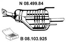 Eberspacher 08.499.84 Schalldaempfer