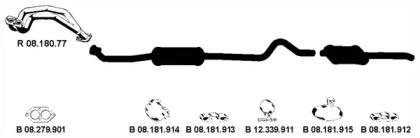 Eberspacher 082065 Глушник вихлопних газів кінцевий