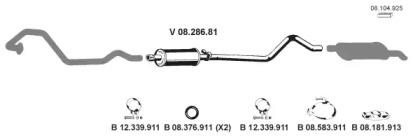 Eberspacher 082078 Глушник вихлопних газів кінцевий