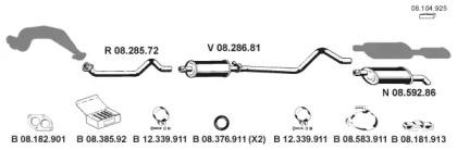 Eberspacher 082098 Schalldaempfer Eberspacher 082098 Schalldaempfer