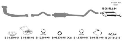 Eberspacher 082110 Schalldaempfer