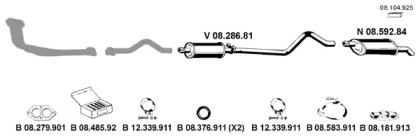 Eberspacher 082111 Schalldaempfer