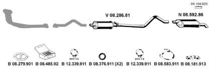 Eberspacher 082113 Schalldaempfer