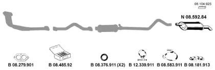 Eberspacher 082118 Schalldaempfer