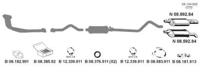 Eberspacher 082130 Schalldaempfer Eberspacher 082130 Schalldaempfer