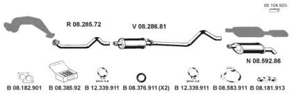 Eberspacher 082133 Schalldaempfer