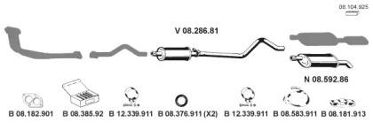 Eberspacher 082134 Глушник вихлопних газів кінцевий