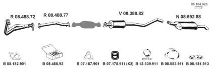 Eberspacher 082141 Глушник вихлопних газів кінцевий
