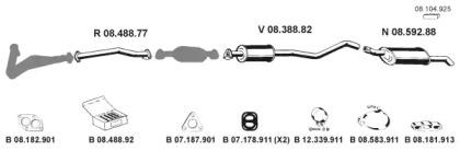 Eberspacher 082142 Schalldaempfer