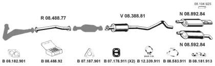 Eberspacher 082143 Schalldaempfer