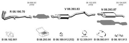 Eberspacher 082181 Глушник вихлопних газів кінцевий