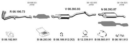 Eberspacher 082182 Глушник вихлопних газів кінцевий