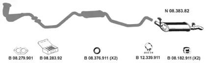Eberspacher 082208 Глушник вихлопних газів кінцевий