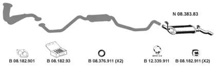 Eberspacher 082211 Глушник вихлопних газів кінцевий