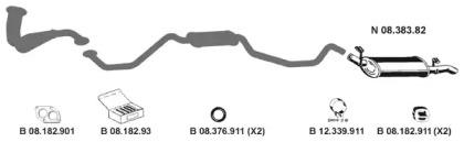Eberspacher 082213 Глушник вихлопних газів кінцевий