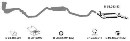 Eberspacher 082214 Глушник вихлопних газів кінцевий