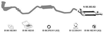 Eberspacher 082216 Глушник вихлопних газів кінцевий