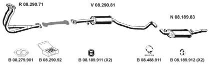 Eberspacher 082249 Schalldaempfer