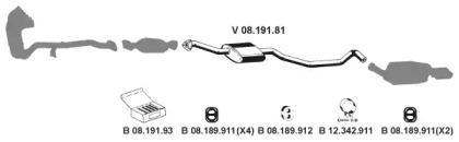 Eberspacher 082292 Глушник вихлопних газів кінцевий