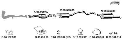 Eberspacher 082315 Глушник вихлопних газів кінцевий