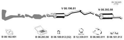 Eberspacher 082318 Schalldaempfer
