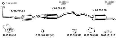 Eberspacher 082321 Schalldaempfer