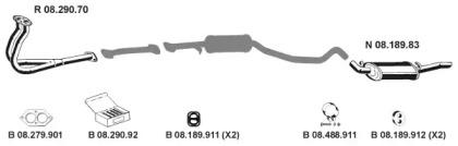 Eberspacher 082340 Глушник вихлопних газів кінцевий