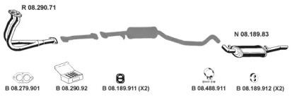 Eberspacher 082341 Глушник вихлопних газів кінцевий