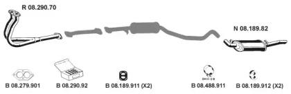 Eberspacher 082342 Глушник вихлопних газів кінцевий