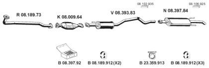 Eberspacher 082355 Глушник вихлопних газів кінцевий