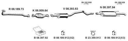 Eberspacher 082359 Глушник вихлопних газів кінцевий