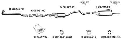 Eberspacher 082371 Schalldaempfer Eberspacher 082371 Schalldaempfer