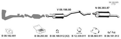 Eberspacher 082381 Schalldaempfer Eberspacher 082381 Schalldaempfer