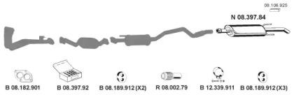 Eberspacher 082383 Глушник вихлопних газів кінцевий