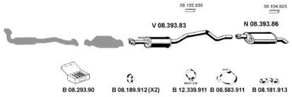 Eberspacher 082393 Глушник вихлопних газів кінцевий Eberspacher 082393 Глушник вихлопних газів кінцевий